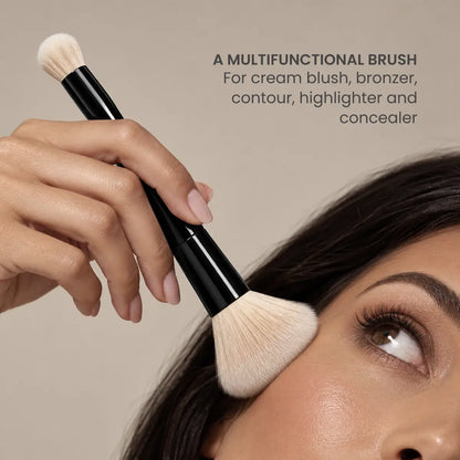 Dual-Ended Cheek + Eye Brush